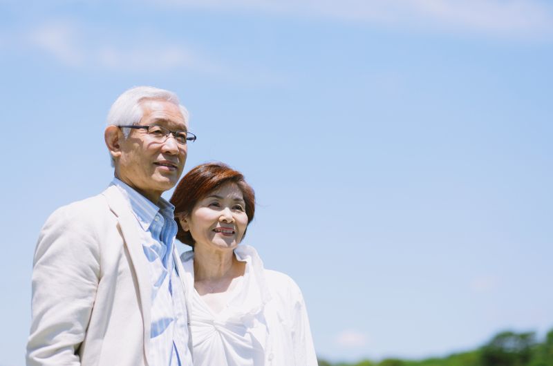 自立する老夫婦