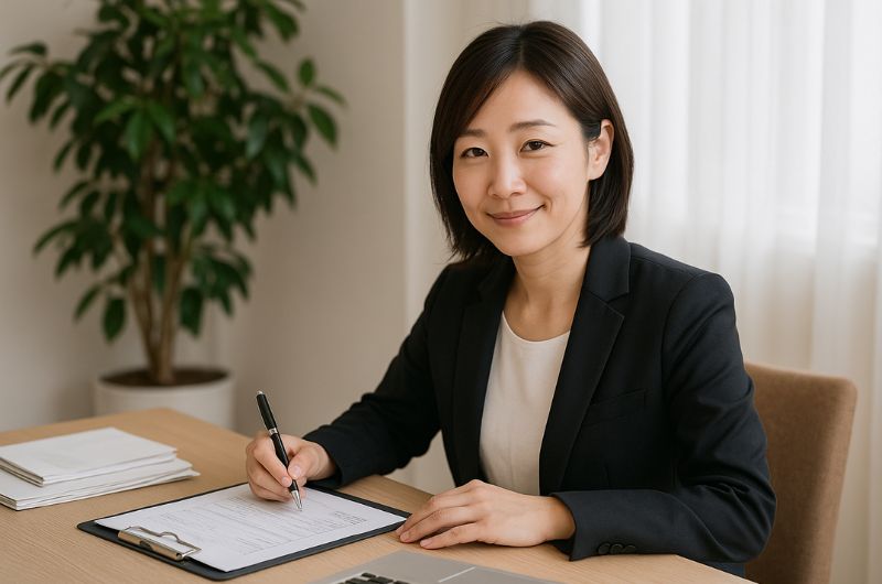 女性事務員
